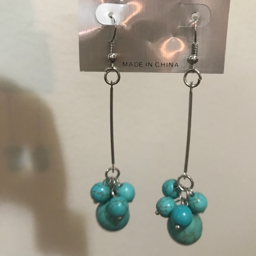 Blue earrings